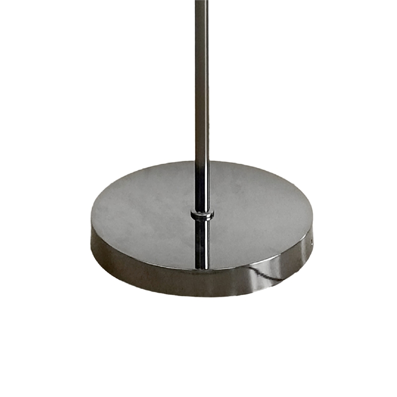 Celestial Radiance Metal Multi-Color Floor Lamp Gun Metal Iridescent Glass