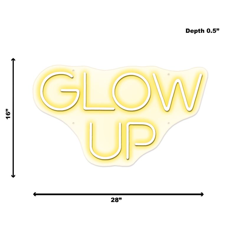 Glow Up Multi-Color Neon Sign - 28