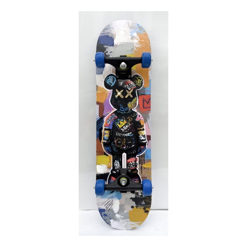 Urban Bear Vibes Decko-Board Multi-Color Wall Art - 8