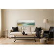 A Colorful Horizon Multi-Color Canvas Wall Art - Champagne Gold Wood Frame