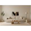 Three Labs in Waiting Multi-Color Canvas Wall Art - Wood Frame - 36