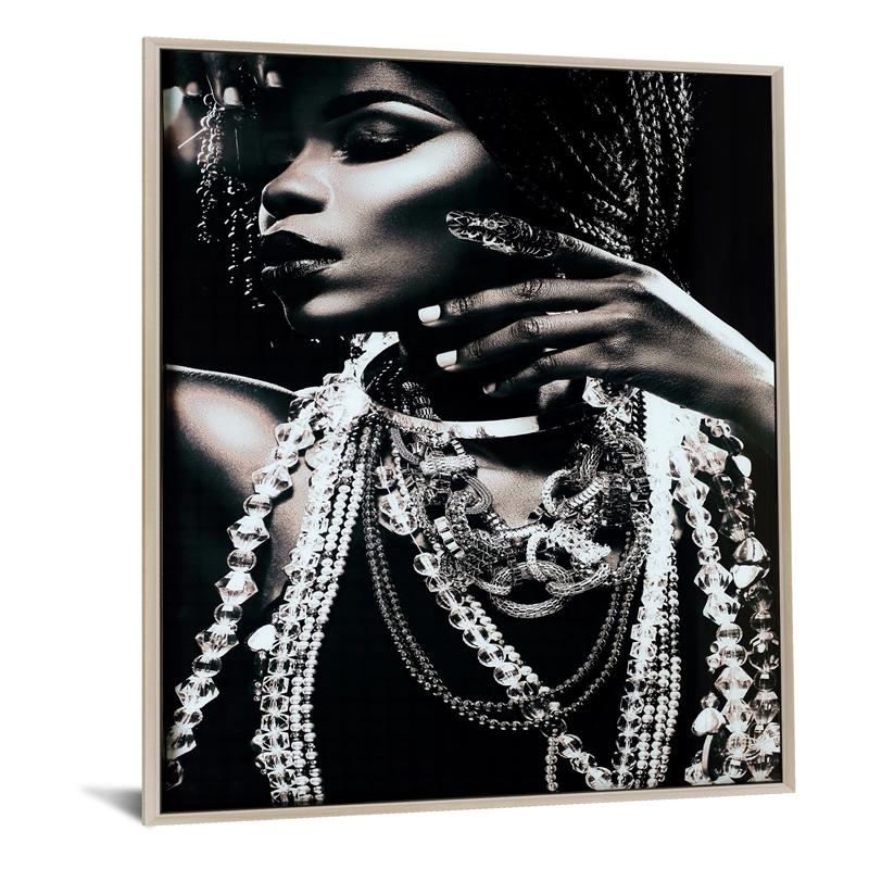 Metallic Magic Frameless Multi-Color Tempered Glass Wall Art - 40