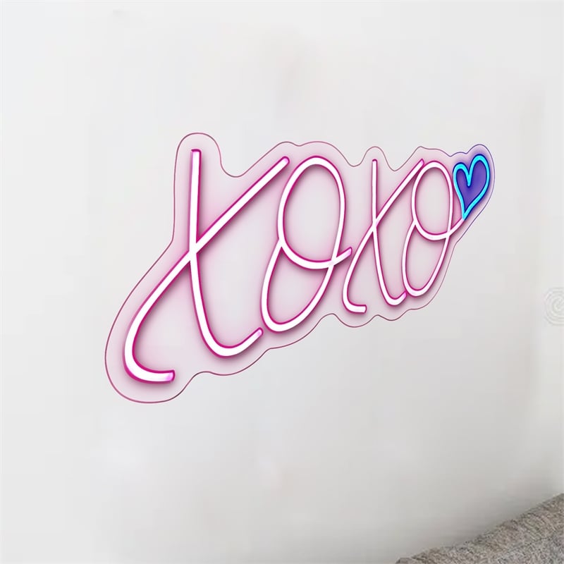 Classy Living XOXO Pink Neon Sign - 28