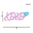 Classy Living XOXO Pink Neon Sign - 28
