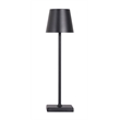 Eclipse Aura Rechargeable LED Metal Table Lamp - Black - Set of 2