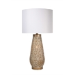 Celestial Carve Laser Cut Metal Table Lamp with Night Light - Contemporary