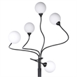 Celestial Branch Floor Lamp - White Marble - Matte Black & Soft Gold