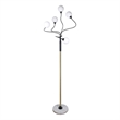 Celestial Branch Floor Lamp - White Marble - Matte Black & Soft Gold