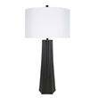Obsidian Glo Metal Table Lamp - Matte Black - Set of 2 - Modern
