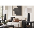 Obsidian Glo Metal Table Lamp - Matte Black - Set of 2 - Modern