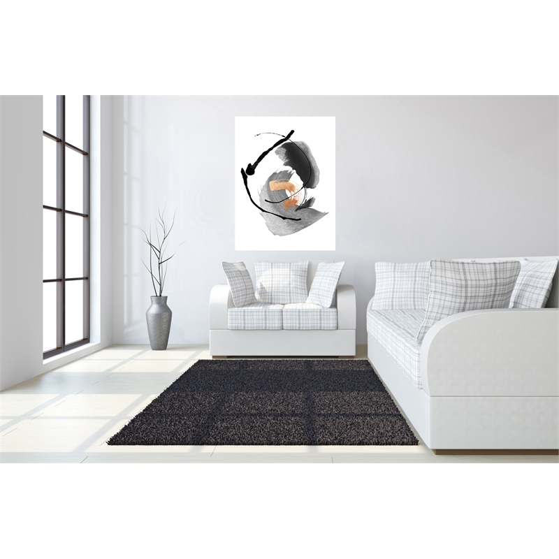 Copper Pulse Frameless Tempered Glass Wall Art - 40
