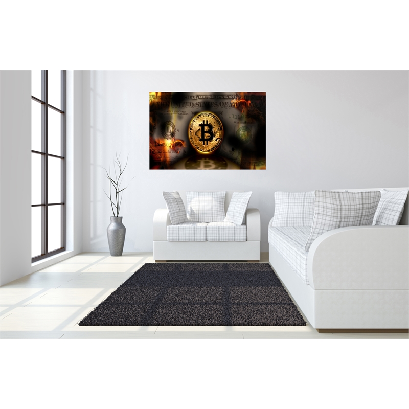 Dollar Down Frameless Tempered Glass Wall Art - 60