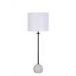 Urban Sphere Concrete Table Lamp - Matte Black - Set of 2 - Metal