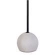 Urban Sphere Concrete Table Lamp - Matte Black - Set of 2 - Metal