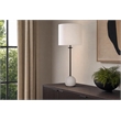 Urban Sphere Concrete Table Lamp - Matte Black - Set of 2 - Metal