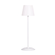 Eclipse Aura Rechargeable LED Metal Table Lamp - White - Set of 2