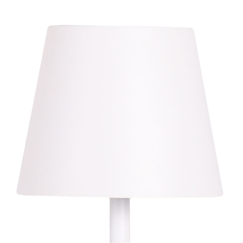 Eclipse Aura Rechargeable LED Metal Table Lamp - White - Set of 2