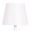 Eclipse Aura Rechargeable LED Metal Table Lamp - White - Set of 2