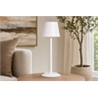 Eclipse Aura Rechargeable LED Metal Table Lamp - White - Set of 2