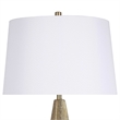 Golden Apex Ceramic Table Lamp - Electroplated Gold - Set of 2 - Metal