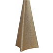 Golden Apex Ceramic Table Lamp - Electroplated Gold - Set of 2 - Metal