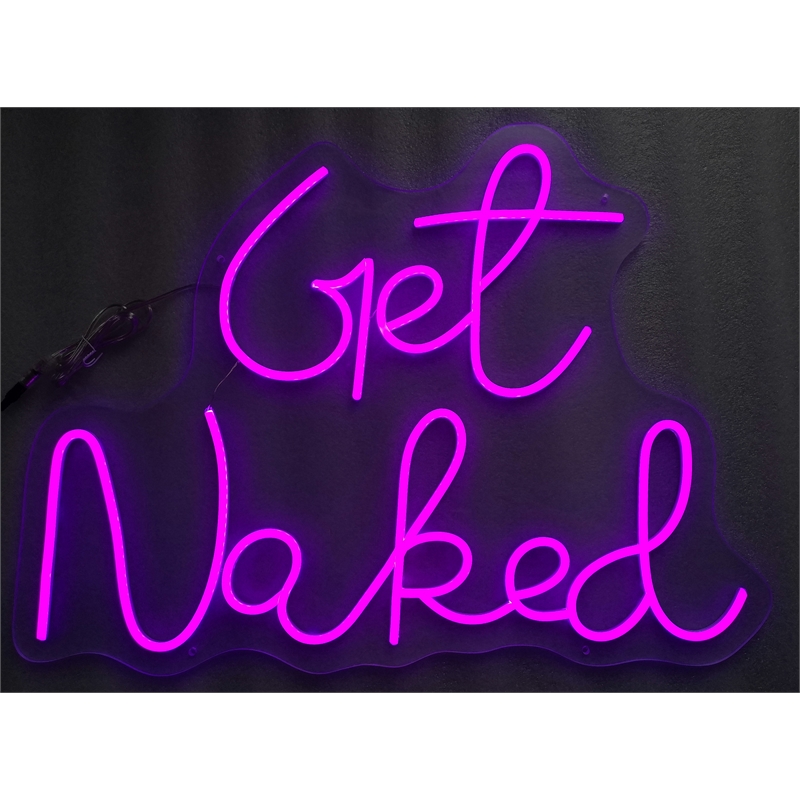 Get Naked Neon Sign - 26