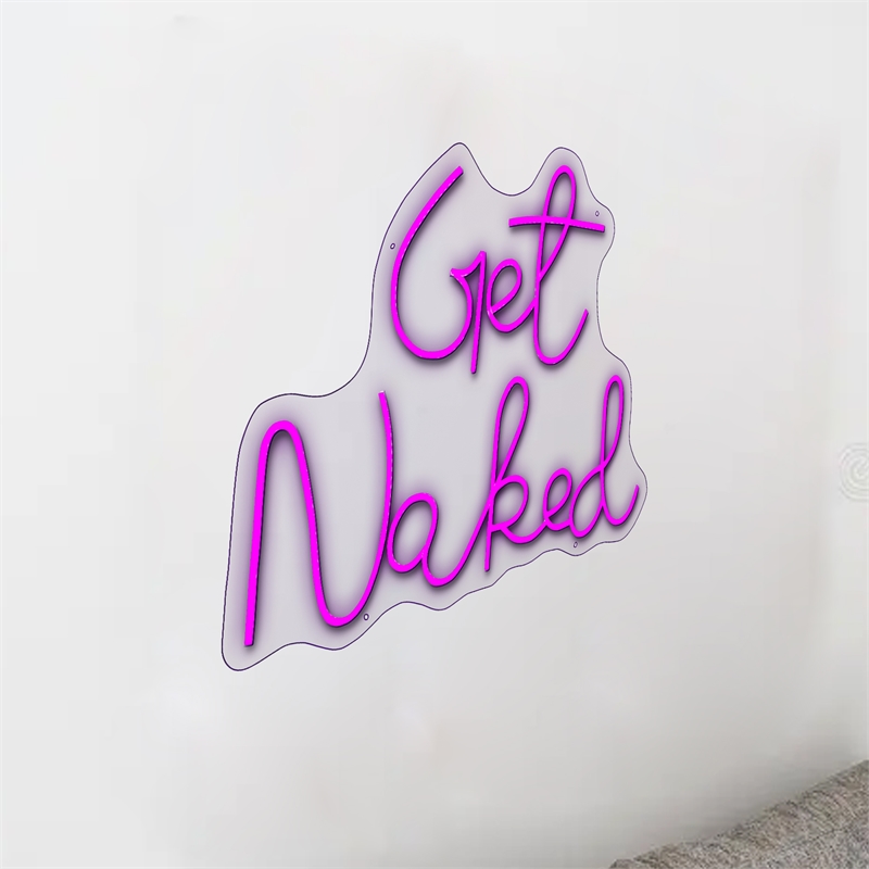 Get Naked Neon Sign - 26