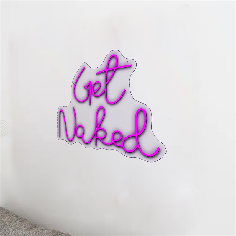 Get Naked Neon Sign - 26