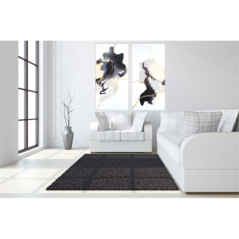 GiIded Monochrome Reverie Duo Canvas Wall Art - 20