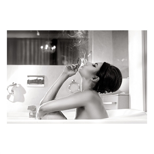 Relax Frameless Tempered Glass Wall Art - 60&quot x 40&quot - Multicolor