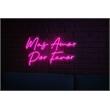 Mas Amor Por Favor LED Neon Sign on Acrylic - 30