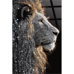 Starlit Sovereign I - 60&quot x 40&quot - Black - Living Room Wall Decor