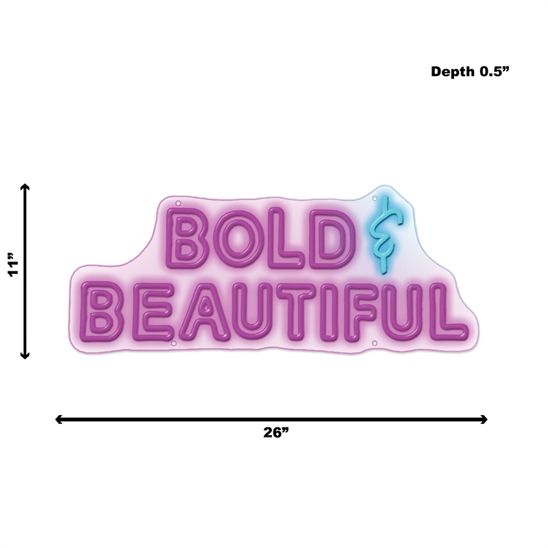 Bold & Beautiful Neon Sign - 26