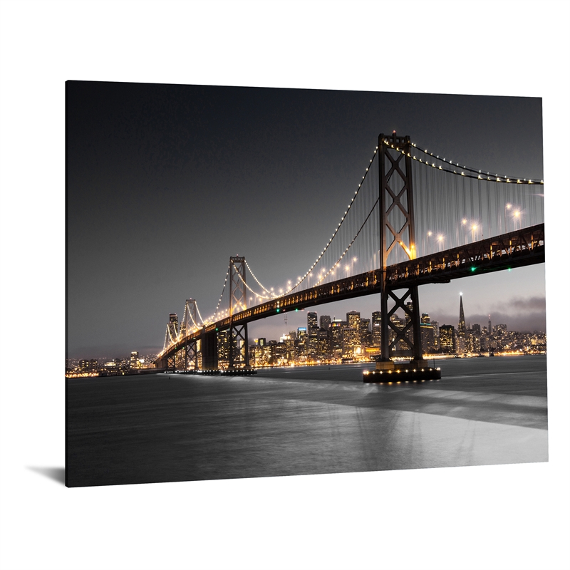 Bridge Escape Frameless Tempered Glass Wall Art - 60