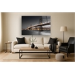 Bridge Escape Frameless Tempered Glass Wall Art - 60