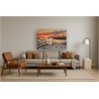 Jerusalem Wailing Wall Sunset Frameless Tempered Glass Wall - Multicolor