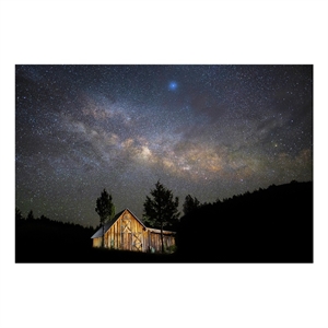 Starry Barn Frameless Tempered Glass Wall Art - 60&quot x 40&quot - Multicolor