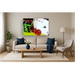 Vegas Baby Rhinestones Frameless Tempered Glass Wall Art - Multicolor