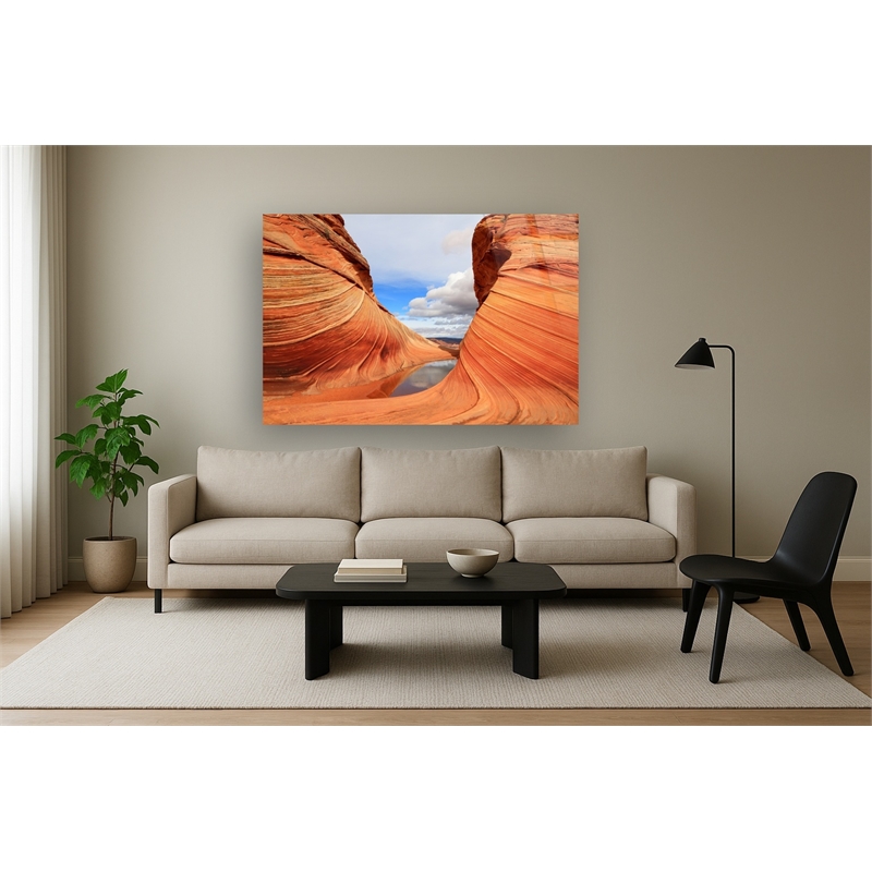 Parria Canyon Frameless Tempered Glass Wall Art - 60