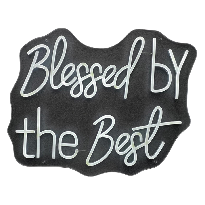 Blessed by the Best Neon Sign - 20
