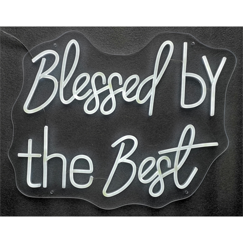 Blessed by the Best Neon Sign - 20