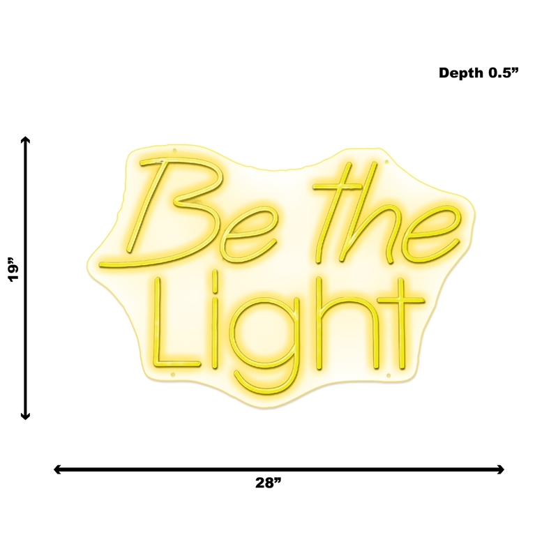 Be the Light Neon Sign - 28