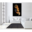 Ying Yang Fish Frameless Tempered Glass Wall Art - 40