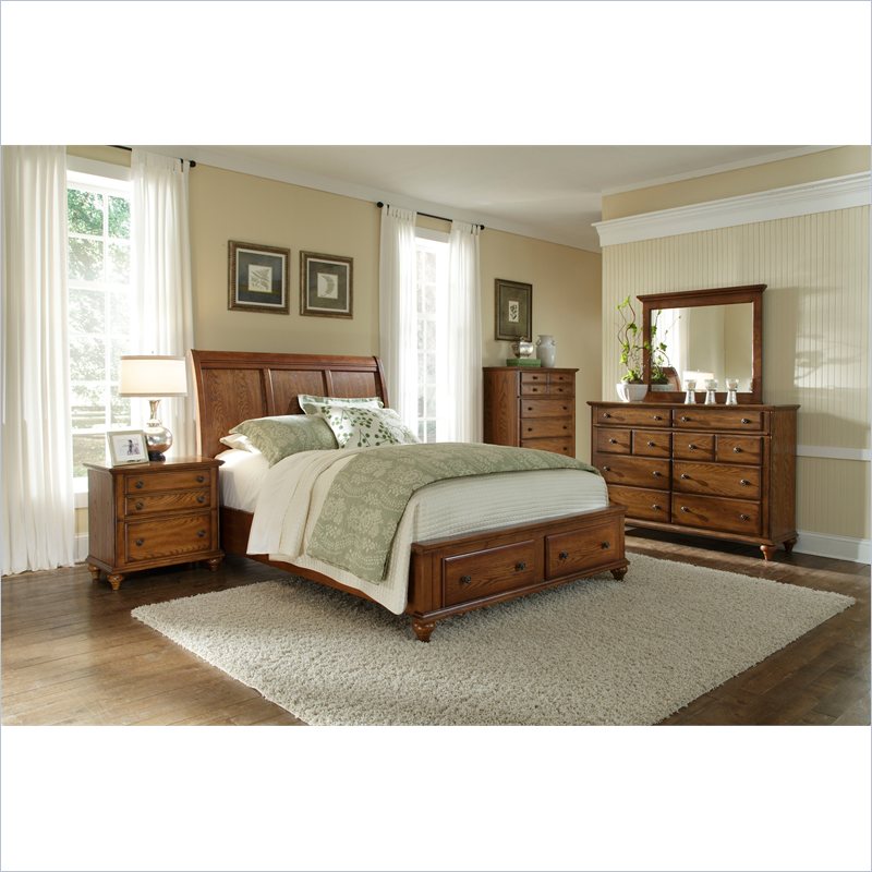 Bedroom Furniture Style Guide, Broyhill Attic Heirlooms King Sleigh Bed