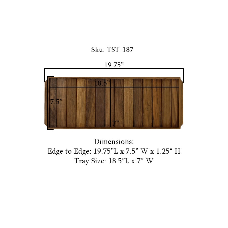 Teakworks4u Teak Wood Serving Tray