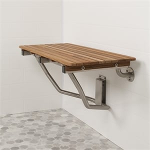 Teakworks4u ADA Compliant Shower Bench in Teak