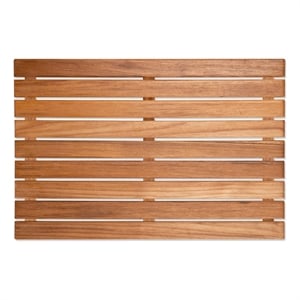 Teakworks4u Shower Mat Unfinished in Teak