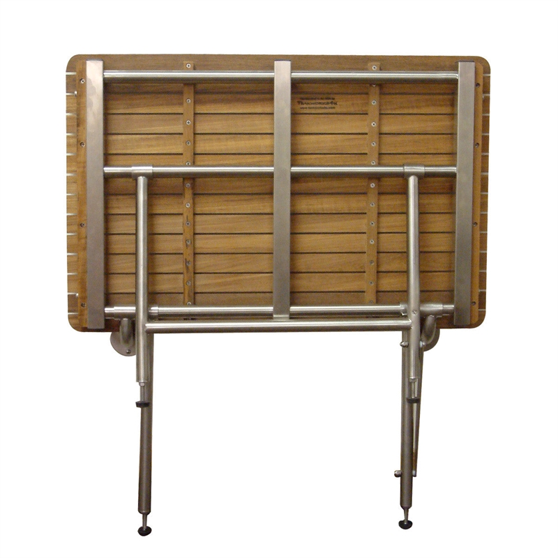 Teakworks4u ADA Compliant Teak Wood Shower Bench w Legs