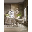 Hooker Furniture Chatelet Fretback Wood Dining Side Chair in Cream Finish