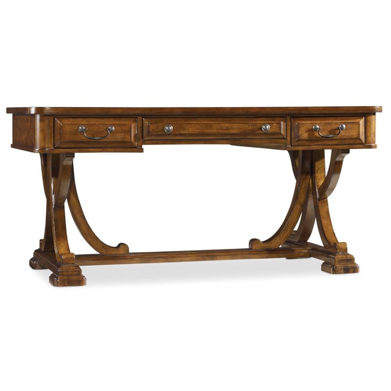 Hooker Furniture Tynecastle Writing Desk in Medium Wood